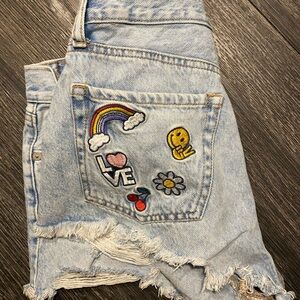 Aeropostale Light Blue Boyfriend Shorts